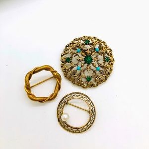 Antique Vintage Brooch Lot